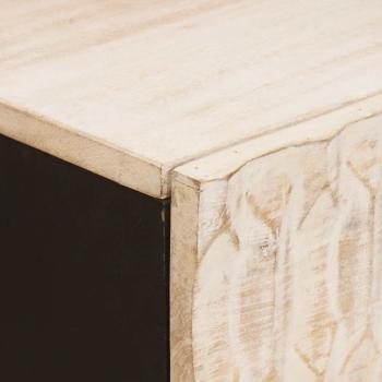 Sideboard Uni Weiße gewaschene Oberfläche