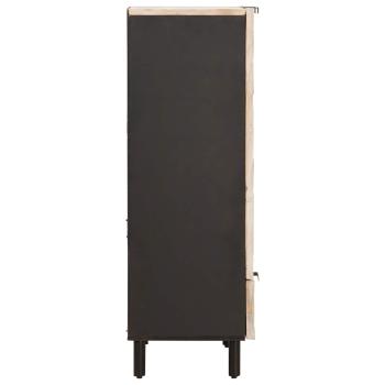 Highboard Uni Weiße gewaschene Oberfläche