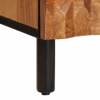 TV-Schränk mit Regal Akazienbraune Oberfläche 70 x 33,5 x 46 cm