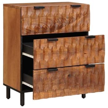 ARDEBO.de - Sideboard Akazienbraune Oberfläche 60 x 33,5 x 75 cm