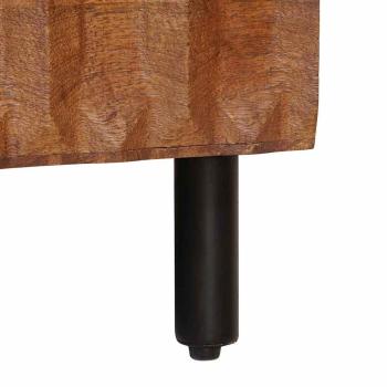 Couchtisch Braun 80 x 50 x 40 cm Massivholz Mango