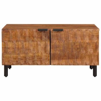 Couchtisch Braun 80 x 50 x 40 cm Massivholz Mango