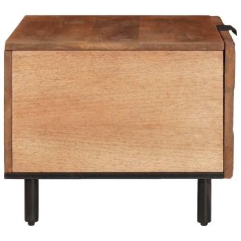 Couchtisch Braun 80 x 50 x 40 cm Massivholz Mango