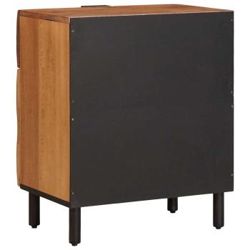 Nachttisch Braun 50 x 33 x 60 cm Massivholz Mango