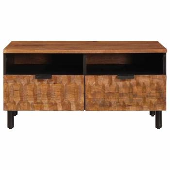 Couchtisch Braun 80 x 54 x 40 cm Massivholz Mango