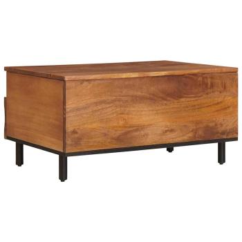 Couchtisch Braun 80 x 54 x 40 cm Massivholz Mango