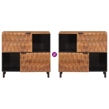 Sideboard Uni Akazienbraune Oberfläche