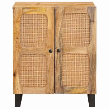 ARDEBO.de - Sideboard Braun 60 x 33,5 x 75 cm Massivholz Mango