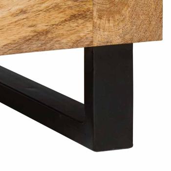 Couchtisch Natur 80 x 50 x 40 cm Massivholz Mango