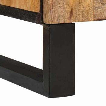 Nachttisch Natur 50 x 33 x 60 cm Massivholz Mango