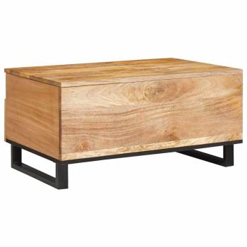 Couchtisch Natur 80 x 54 x 40 cm Massivholz Mango