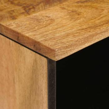 TV-Schränk mit Regal Braun 100 x 33,5 x 46 cm Massivholz Mango