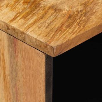 TV-Schränk mit Regal Braun 100 x 33,5 x 46 cm Massivholz Mango