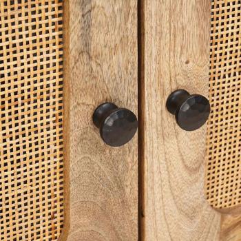 Sideboard mit Speicher Braun 60 x 33,5 x 75 cm Massivholz Mango