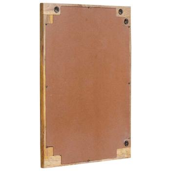 Badezimmer Spiegel Braun 50 x 70 x 3 cm Massivholz Mango