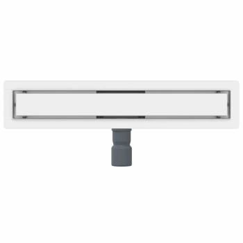 2 in 1 Duschabfluss Silber 60 cm Edelstahl 304