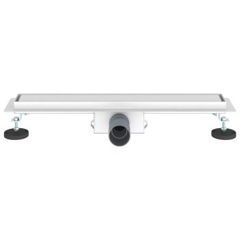 2 in 1 Duschabfluss Silber 60 cm Edelstahl 304