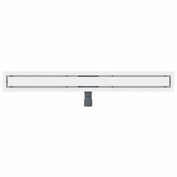 2 in 1 Duschabfluss Silber 100 cm Edelstahl 304