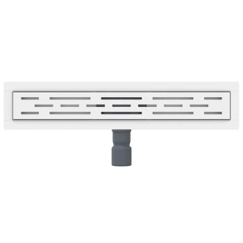 Duschabfluss mit Liniendesign Silber 60 cm Edelstahl 304