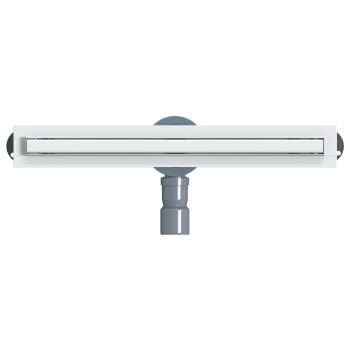360° Duschablauf mit slim Modell Silber 50 cm Edelstahl 304