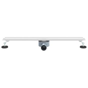 360° Duschablauf mit slim Modell Silber 70 cm Edelstahl 304