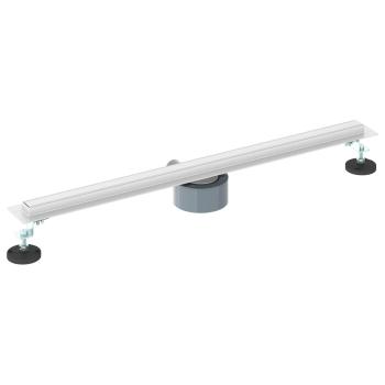 360° Duschablauf mit slim Modell Silber 70 cm Edelstahl 304