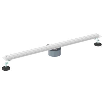 360° Duschablauf mit slim Modell Silber 80 cm Edelstahl 304