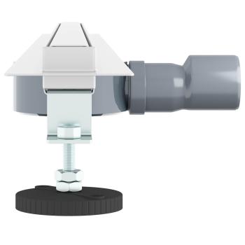 360° Duschablauf mit slim Modell Silber 90 cm Edelstahl 304