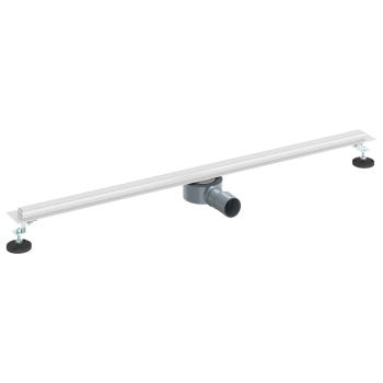 360° Duschablauf mit slim Modell Silber 100 cm Edelstahl 304
