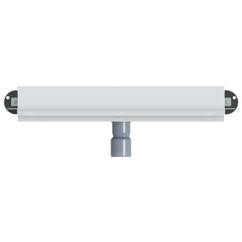 Wandmontierter Duschablauf Silber 50 cm Edelstahl 304