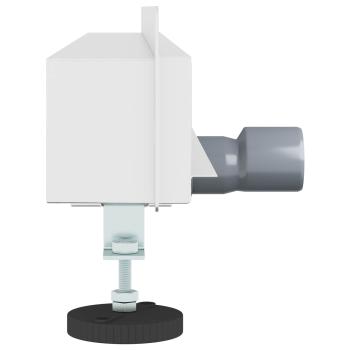 Wandmontierter Duschablauf Silber 80 cm Edelstahl 304