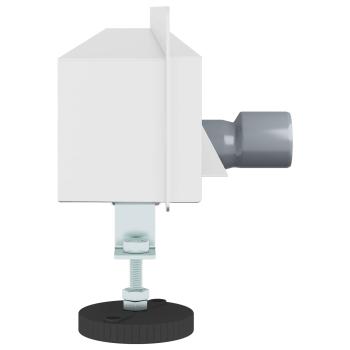 Wandmontierter Duschablauf Silber 100 cm Edelstahl 304