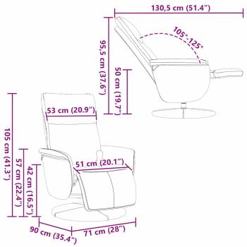 Massage Relaxsessel Schwarz 71 x 90 x 105 cm Kunstleder