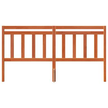 ARDEBO.de - Kopfteil mit Kopfteil Wachsbraun 185,5 x 100 cm