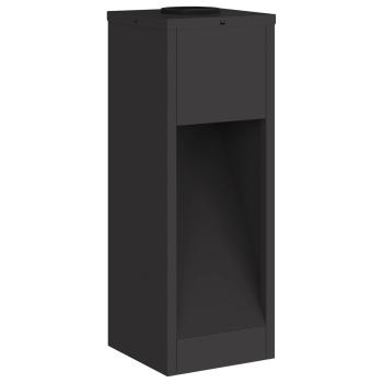 Solar LED Wegeleuchte 2 pcs Schwarz Kalt gewalzter Stahl