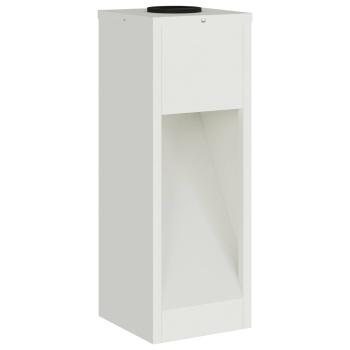 Solar LED Wegeleuchte 2 pcs Weiß Kalt gewalzter Stahl