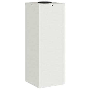 Solar LED Wegeleuchte 2 pcs Weiß Kalt gewalzter Stahl