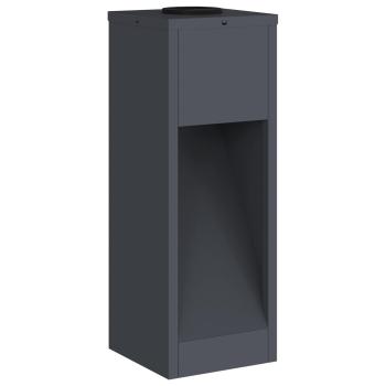 Solar LED Wegeleuchte 2 pcs Anthrazit Kalt gewalzter Stahl