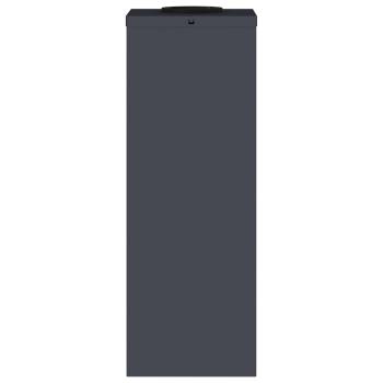 Solar LED Wegeleuchte 2 pcs Anthrazit Kalt gewalzter Stahl