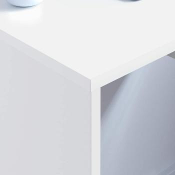 Wandtisch Wandmontiert Weiß 60 x 45 x 30 cm Holzwerkstoff