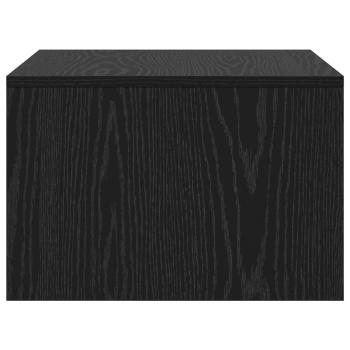 Wandtisch Schwarz Eichen-Optik 60 x 45 x 30 cm Holzwerkstoff