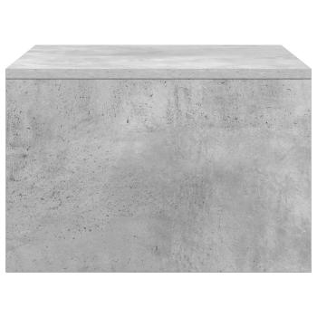 Wandtisch Wandmontiert Beton Grau 60 x 45 x 30 cm Holzwerkstoff