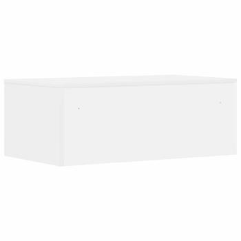 Wandtisch Wandmontiert Weiß 80 x 45 x 30 cm Holzwerkstoff