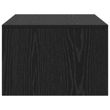 Wandtisch Schwarz Eichen-Optik 80 x 45 x 30 cm Holzwerkstoff