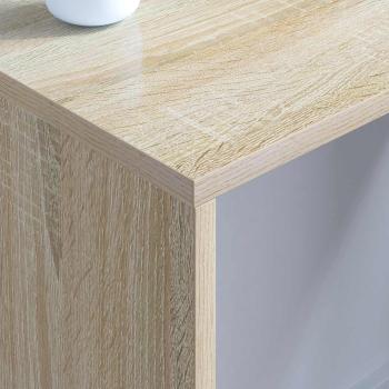 Wandtisch Sonoma-Eiche 80 x 45 x 30 cm Holzwerkstoff