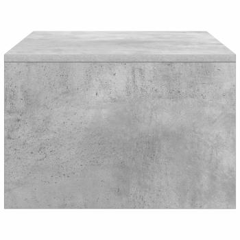 Wandtisch Wandmontiert Beton Grau 80 x 45 x 30 cm Holzwerkstoff