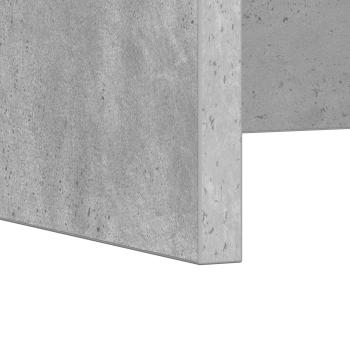 Wandtisch Wandmontiert Beton Grau 80 x 45 x 30 cm Holzwerkstoff