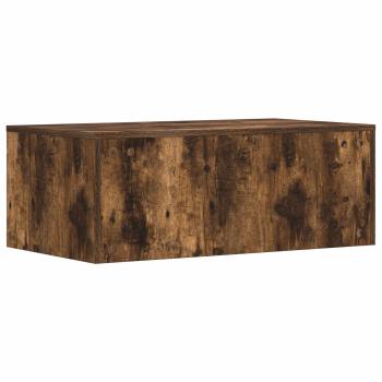 Wandtisch Geräucherte Eiche 80 x 45 x 30 cm Holzwerkstoff