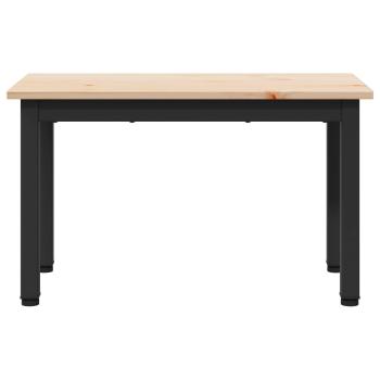 Couchtisch Natur 60 x 30 x 36 cm Massives Kiefernholz