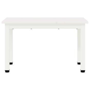 Couchtisch Weiß 60 x 30 x 36 cm Massives Kiefernholz